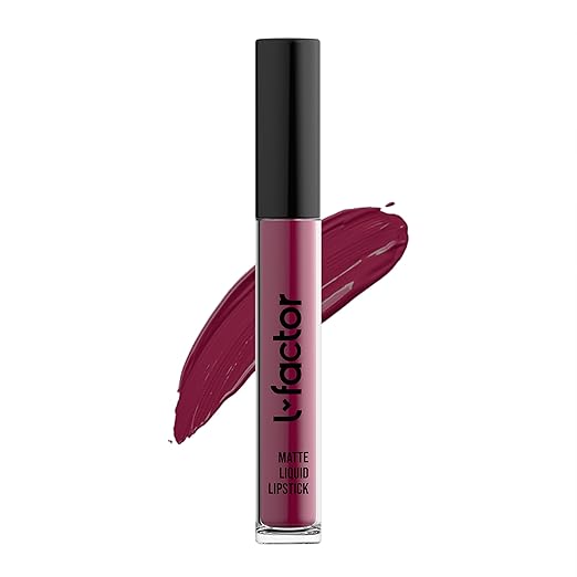 L Factor New York Matte Trap Liquid Lipstick Dark Maroon - 5 ml