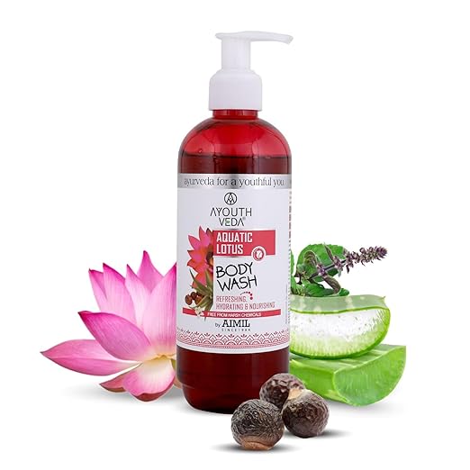 Ayouthveda Aquatic Lotus Body Wash - 300 ml