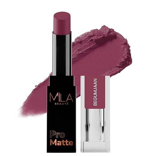 Mila Beaute Pro Matte Lipstick Begumjaan - 4.2 gms