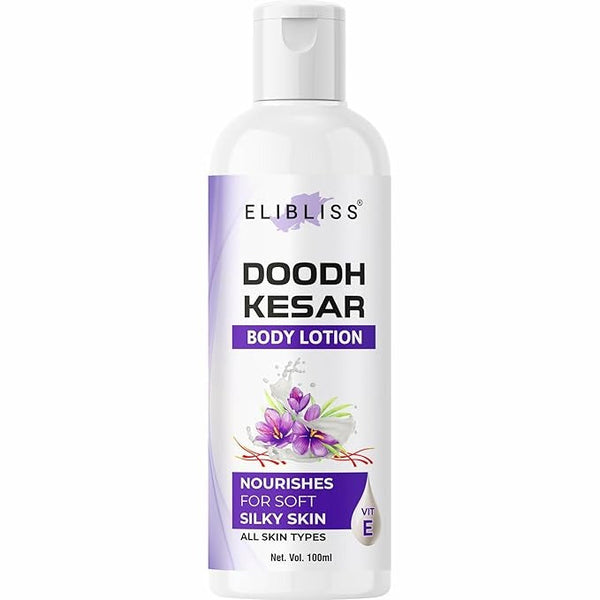 Elibliss Milk & Kesar Advanced Nourishing Body Lotion - 100 ml