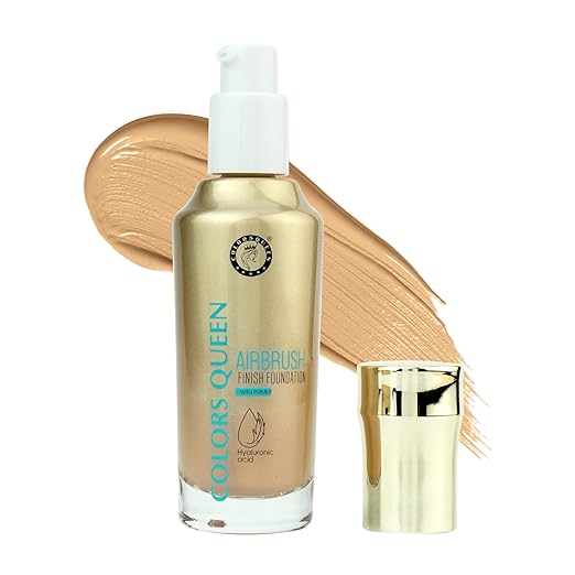 Colors Queen Airbrush Foundation with Primer 03 Natural Beige - 55 ml
