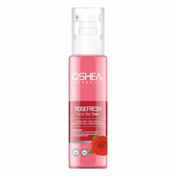 Oshea Herbals Rose Fresh Facial Skin Toner - 120 ml