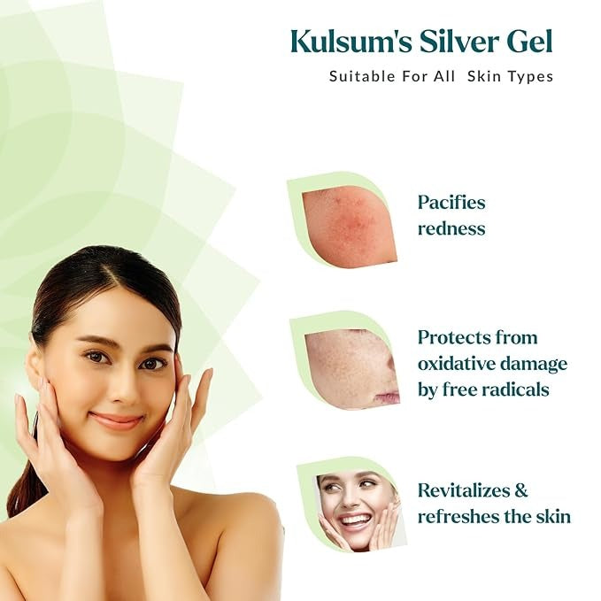Kulsum's Kaya Kalp Herbals Silver Gel - 40 gms