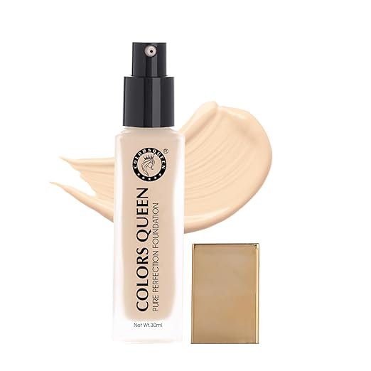 Colors Queen Pure Perfection Foundation 01 White Ivory - 30 ml