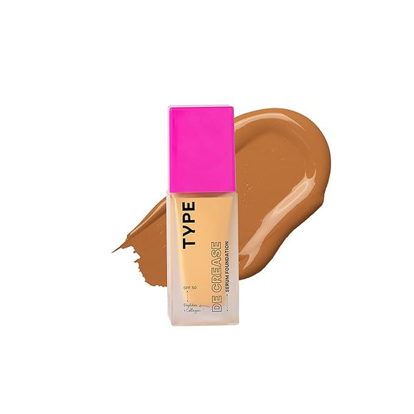 Type Beauty De Crease Serum Foundation Colour 330 Maple - 153 gms