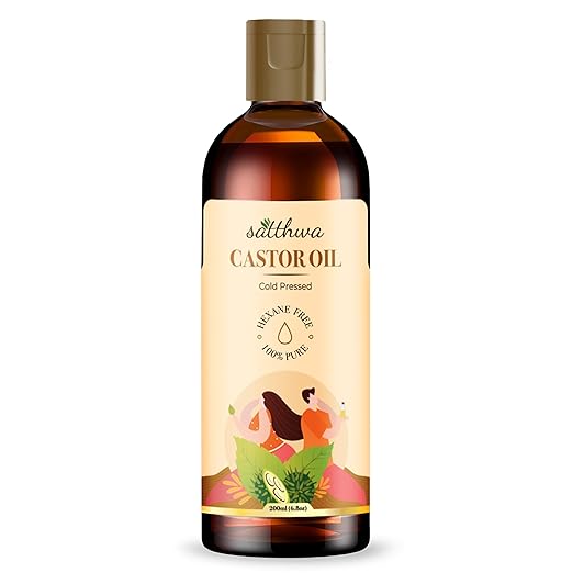 Satthwa Cold Pressed Castor Oil (Arandi ka Tel) - 200 ml