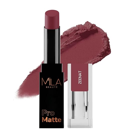 Mila Beaute Pro Matte Lipstick Zeenat - 4.2 gms