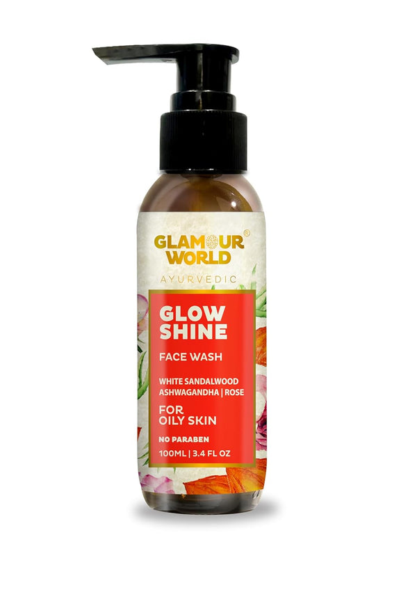 Glamour World Ayurvedic Glow Shine Face Wash - 100 ml