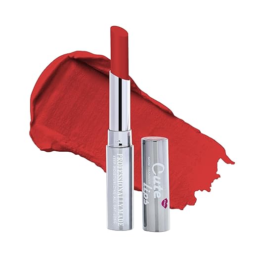 Beauty Berry Cute Lips Matte Lipstick Rich Red - 2.4 gms