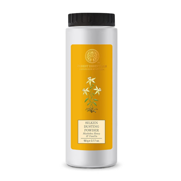 Forest Essentials Silken Dusting Powder Mashobra Honey & Vanilla