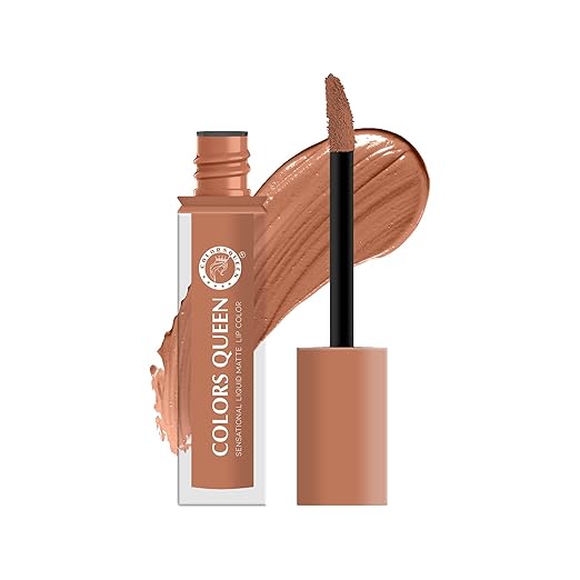 Colors Queen Sensational Liquid Matte Lipstick 03 Salted Caramel - 7 gms