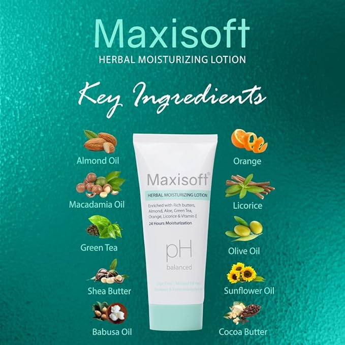 Maxisoft Herbal Moisturizing Lotion - 100 Ml