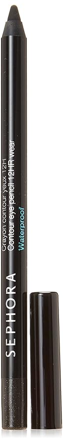 Sephora Contour Eye Pencil 12hr Wear Waterproof Black - 1 gms