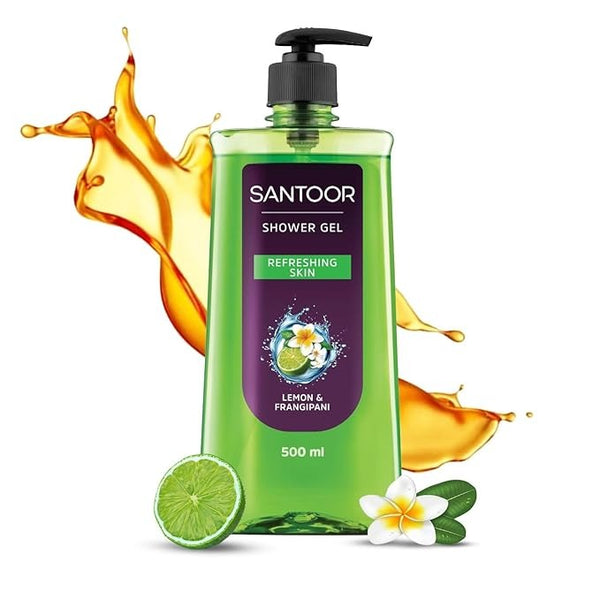 Santoor Refreshing Shower Gel - 500 ml