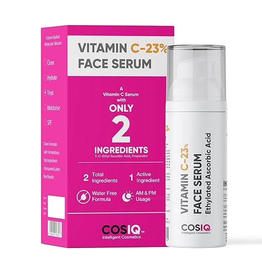 Cos-IQ 23% Vitamin C Face Serum for Glowing Skin - 30 ml
