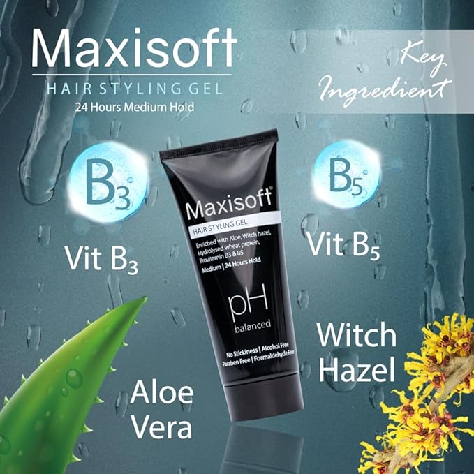 Maxisoft Hair Styling Gel - 100 Ml