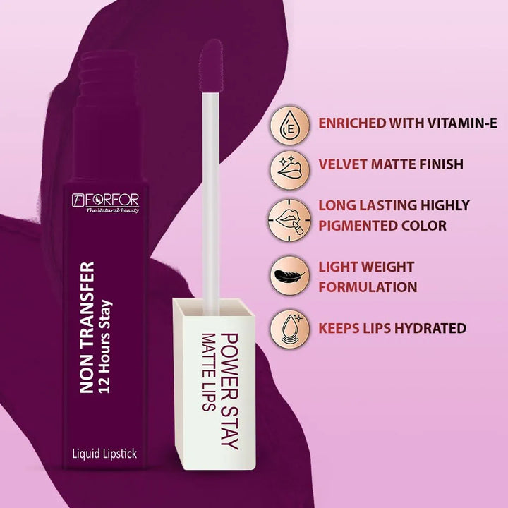 FORFOR Powerstay Liquid Matte Lipstick 5 ml