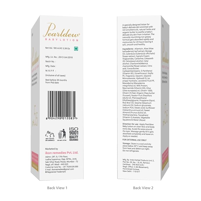 Pearldew Baby Lotion - 100 Ml