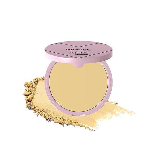 L Factor New York Airy Matte Compact Powder Warm Beige - 9 gms