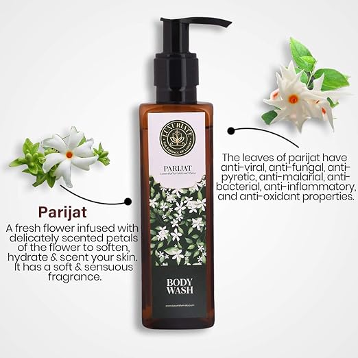 Luxuriate Parijat Natural Shine Body Wash - 200 ml