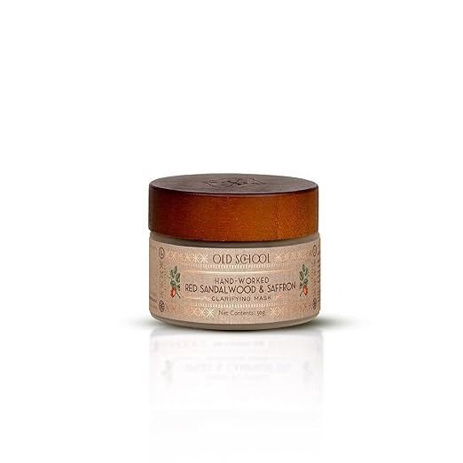 Old School Rituals Hand-Worked Red Sandalwood & Saffron Clarifying Mask - 50 gms