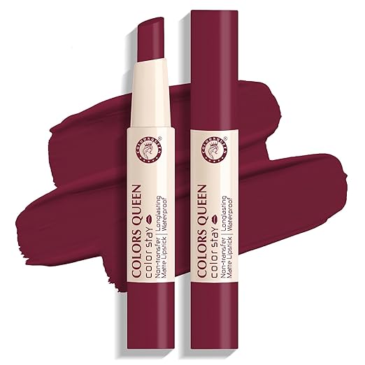 Colors Queen Color Stay Matte Lipstick Rich Maroon - 2.1 gms