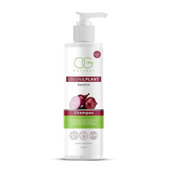 OG BEAUTY Natural Onion & Plant Keratine Shampoo - 250 ml