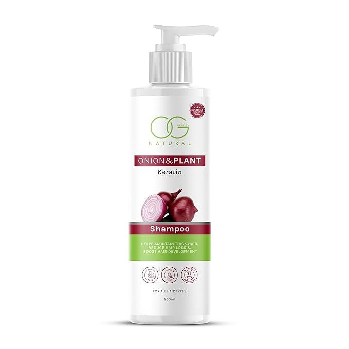 OG BEAUTY Natural Onion & Plant Keratine Shampoo - 250 ml