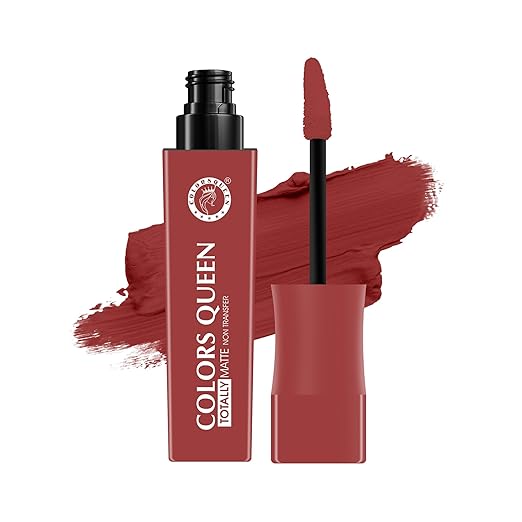Colors Queen Totally Matte Liquid Lipstick 07 Velvet Nude - 7.5 gms