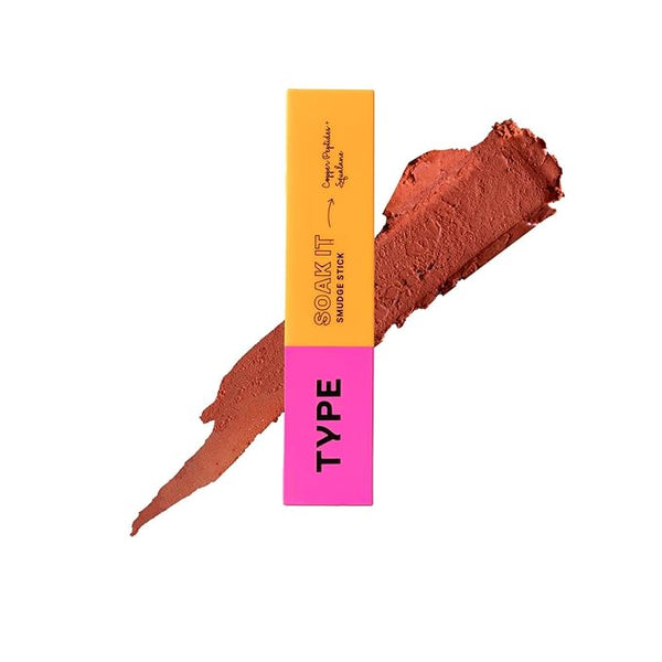 Type Beauty Soak It Smudge Stick Salmon Blush - 12 gms