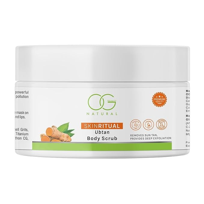 OG BEAUTY Natural Skinritual Ubtan Body Scrub - 200 ml