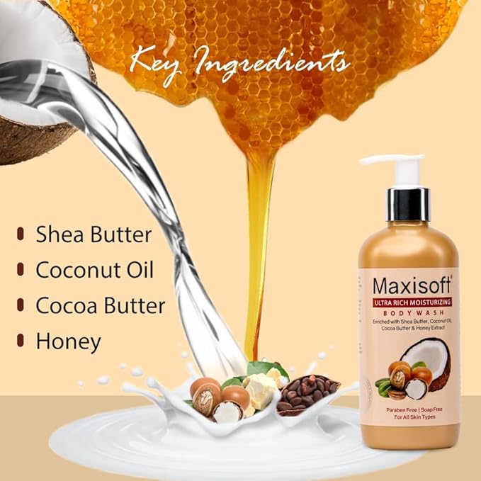 Maxisoft Ultra Rich Moisturizing Body Wash - 300 Ml