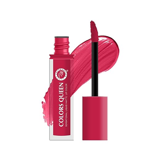 Colors Queen Sensational Liquid Matte Lipstick 02 Sweetheart Pink - 7 gms