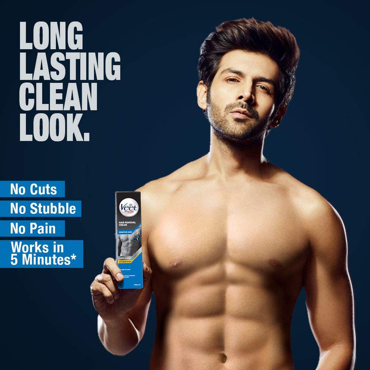 Veet Hair Removal Cream for Men Sensitive Skin - 100 gms