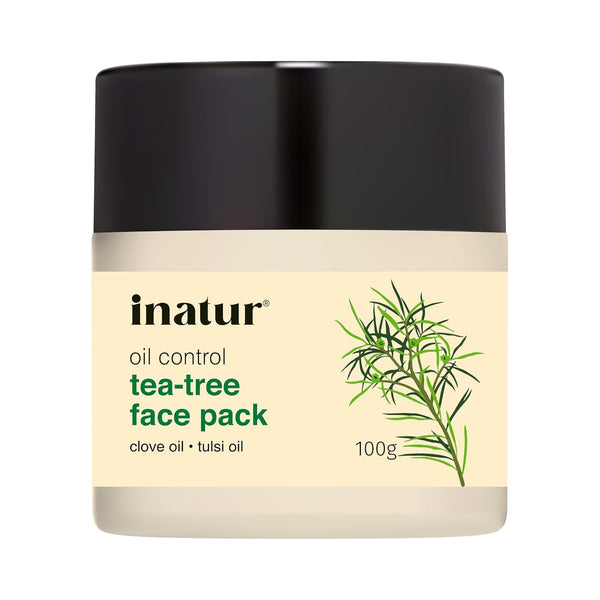 Inatur Oil Control Tea Tree Face Pack - 100 gms