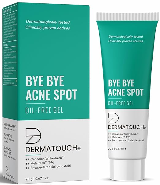 Dermatouch Bye Bye Acne Spot Oil Free Gel - 20 gms