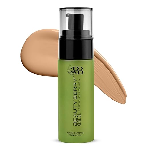 Beauty Berry Olive Oil Hydrating Liquid Foundation White Ivory - 45 ml