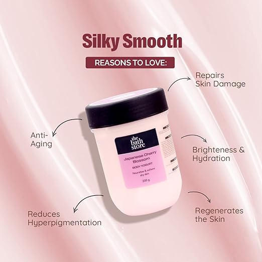 The Bath Store Japanese Cherry Blossom Body Yogurt - 200 gms