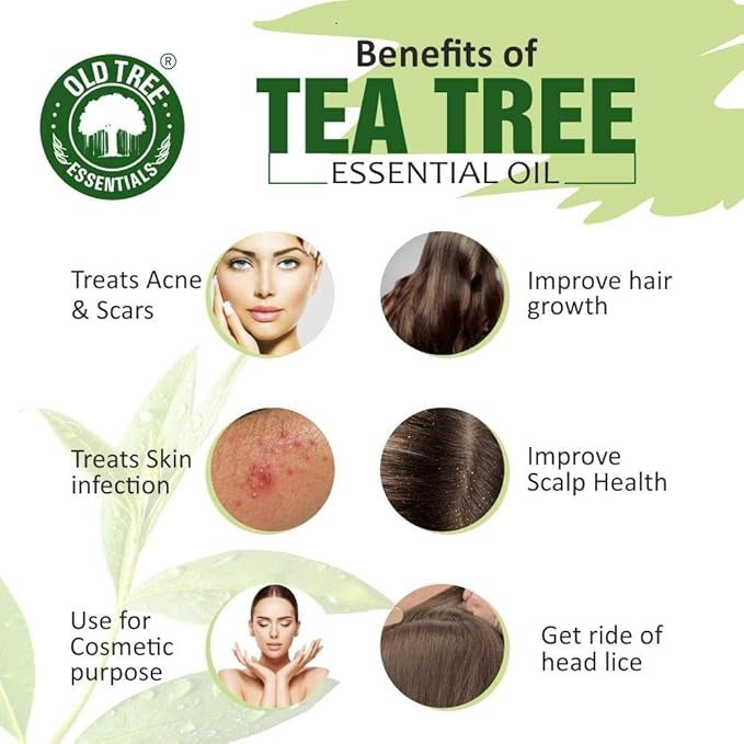 Old Tree Pure & Natural Tea Tree Essential Oil - 15 ml
