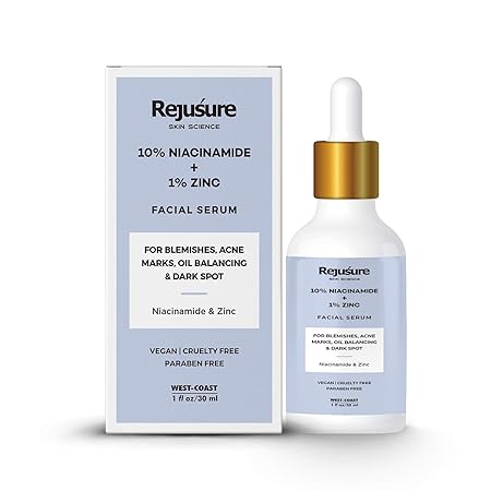 Rejusure Niacinamide 10% + Zinc 1% Face Serum - 30 ml