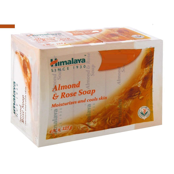 Himalaya Herbals Soap, Almond and Rose-  125 gms (Pack of 4)