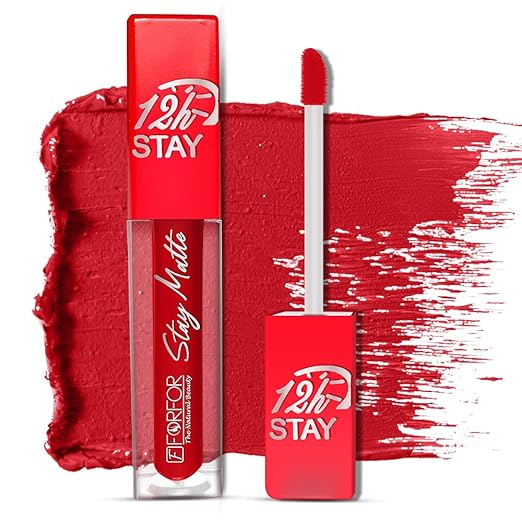 Forfor Stay Matte Long Lasting Mini Liquid Lipstick Candy Red - 4 ml