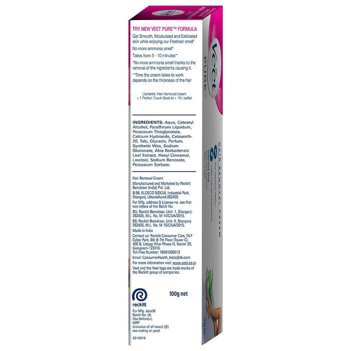 Veet Pure Hair Removal Cream for Women - 100 gms
