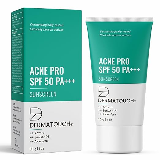 Dermatouch Acne Pro SPF 50 PA+++ Sunscreen - 30 gms