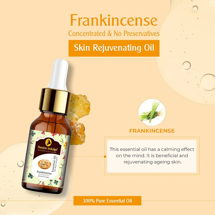 Passion Indulge Natural Frankincense skin Rejuvenating Oil  10ml