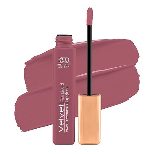 Beauty Berry Velvet Non Transfer Liquid Lipstick Peachy Pink - 5 gms