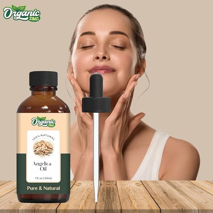 Organic Zing Angelica (Angelica Archangelica) Oil | Essential Oil for Skincare, Massage, Aroma & Diffusers - 30 Ml