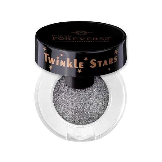 Forever52 Twinkle Stars Glitter - NG014 Frosted Silver- 2.5 gms