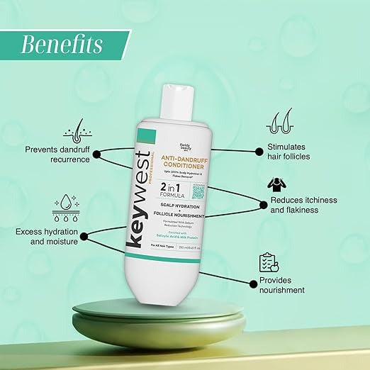 Keywest Professional Anti Dandruff Conditioner - 250 ml