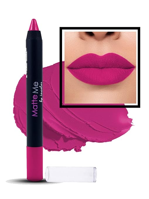 Incolor Matte Me Crayon Lipstick Long Lasting Waterproof Shade No.4 - 2.3 gms